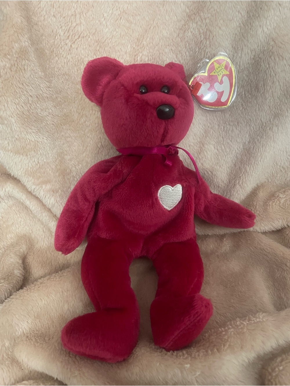 Ty Plush Valentina very rare tag errors mint condition PE pellets